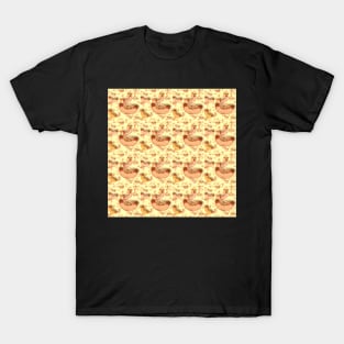 Hot dogs pattern T-Shirt